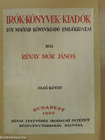 Irók-könyvek-kiadók I-II.