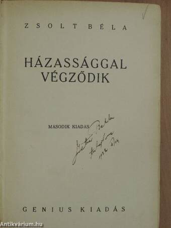 Házassággal végződik