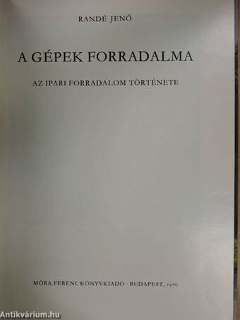 A gépek forradalma