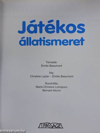 Játékos állatismeret