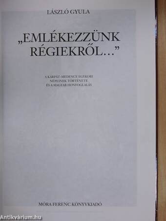 "Emlékezzünk régiekről..."