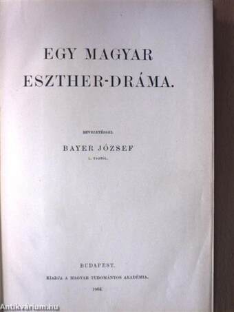 Értekezések a Magyar Tudományos Akadémia Nyelv- és Széptudományi Osztálya köréből XIX.