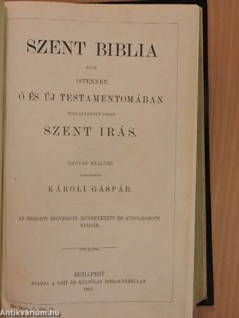 Szent Biblia