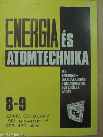 Energia és Atomtechnika 1981. augusztus-szeptember