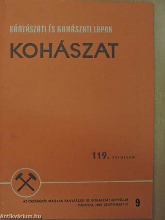 Bányászati és Kohászati Lapok - Kohászat 1986. szeptember