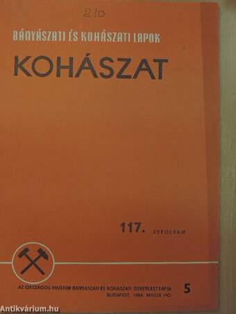 Bányászati és Kohászati Lapok - Kohászat 1984. május