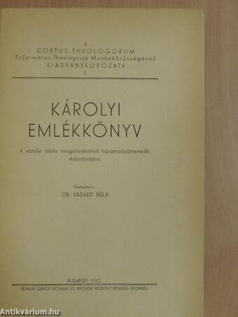 Károlyi emlékkönyv