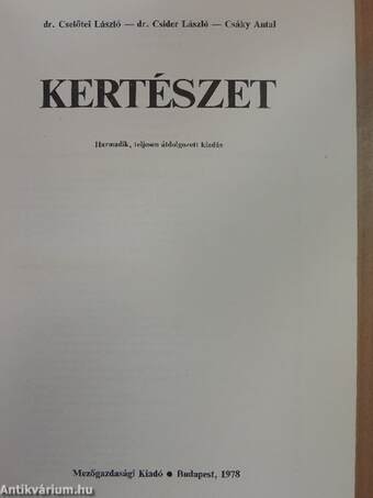 Kertészet