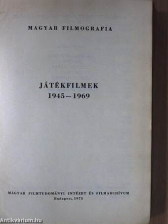 Játékfilmek 1945-1969