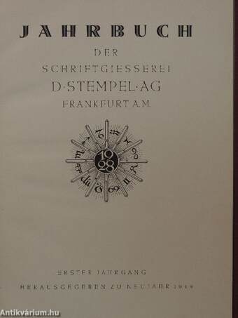 Jahrbuch der Schriftgiesserei D. Stempel AG