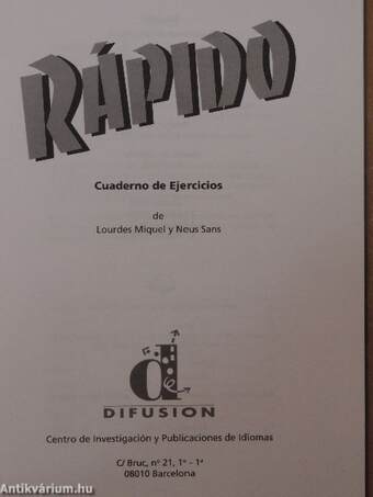 Rápido - Cuaderno de Ejercicios