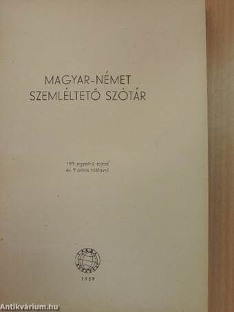 Magyar-német szemléltető szótár