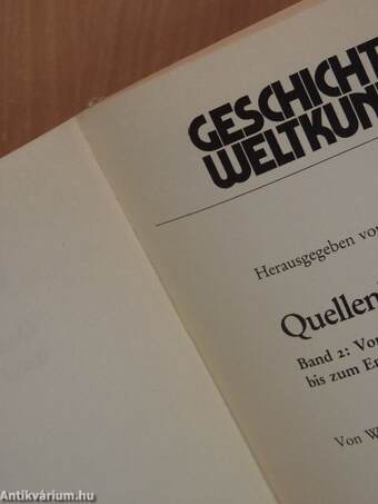 Geschichtliche Weltkunde - Quellenlesebuch 2.