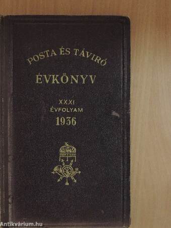 Posta- és táviró évkönyv 1936.