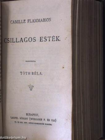 Dandin György vagy a megcsúfolt férj/1848. márczius 15./Három elbeszélés/Versek/Az ötödik kerék/Kossuth Lajos 1848. julius 11-iki beszéde a haderő megajánlása ügyében/Csillagos esték/A király házasodik/Az úr, az asszony és a baba/Kisvárosi történetek