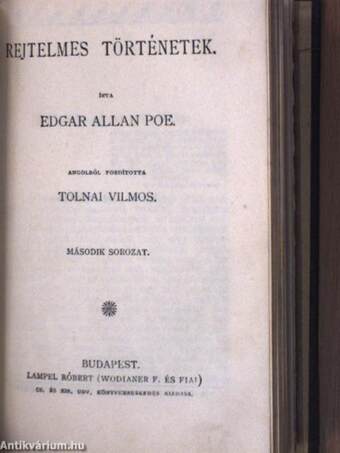 Az aranycsináló II./Bethlen Gábor életrajza/Ujabb humoreszkek/Pályám emlékezete/Szinész-históriák/Buda halála/Régi dolgok/Rejtelmes történetek