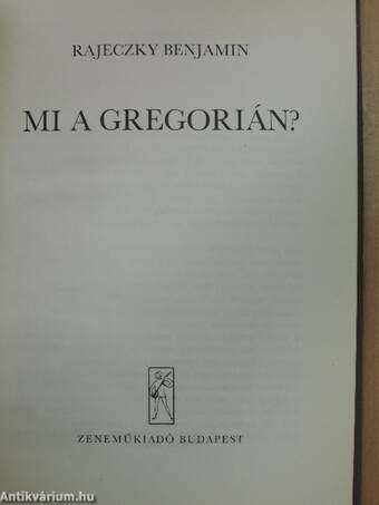 Mi a gregorián?