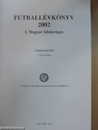 Futballévkönyv 2002. I.