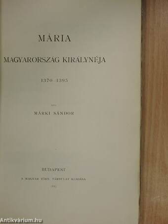 Mária Magyarország királynéja