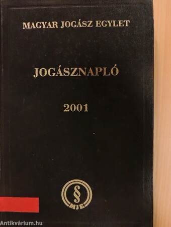 Jogásznapló 2001