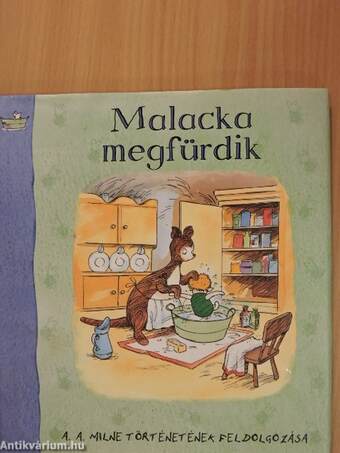 Malacka megfürdik