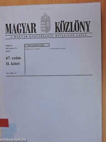 Magyar Közlöny 2003. június 13.