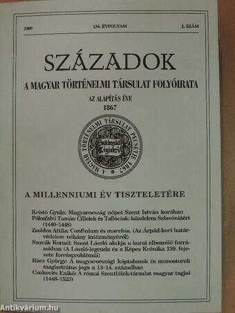 Századok 2000/1.