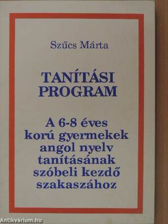 Tanítási program