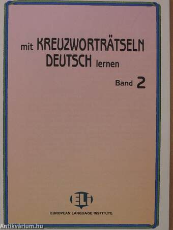 Mit Kreuzworträtseln Deutsch lernen 2.