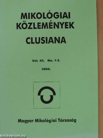 Mikológiai Közlemények 2004/1-3.
