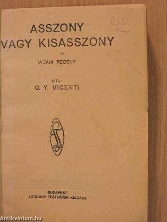 Asszony vagy kisasszony