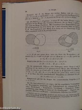 Höhere Analysis I.