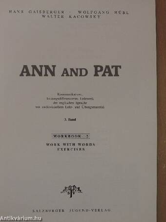 Ann and Pat 3. Workbook I-II./Lehrerhandbuch