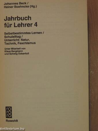 Jahrbuch für Lehrer 4.