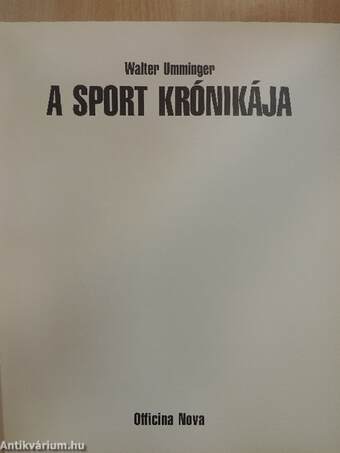 A sport krónikája