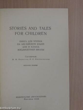 Stories and Tales for Children