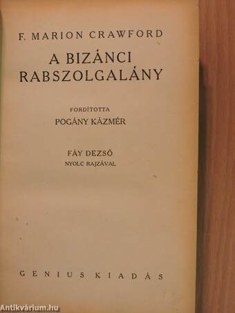 A bizánci rabszolgalány