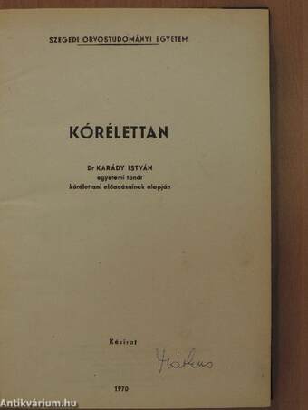 Kórélettan