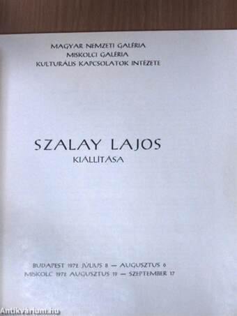 Szalay Lajos kiállítása