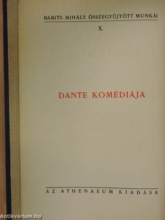 Dante Komédiája