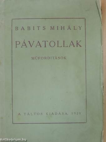 Pávatollak