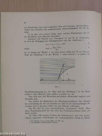 Grundriss der Theorie des Flotationsverfahrens