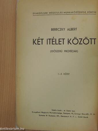 Két itélet között I-II.