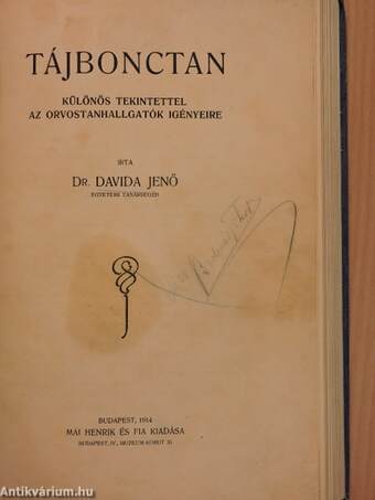 Tájanatomia/Tájbonctan