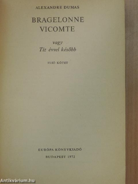 Bragelonne vicomte 1-5.