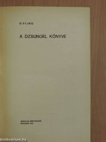 A dzsungel könyve