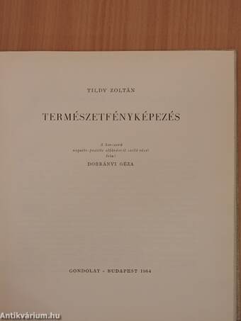 Természetfényképezés