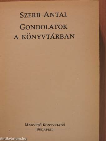 Gondolatok a könyvtárban