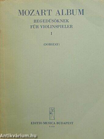 Mozart album hegedűsöknek I.