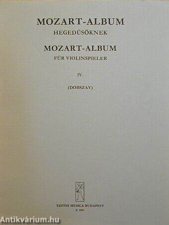 Mozart-album hegedűsöknek IV.